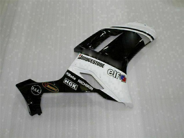 ZX6R 07-08 Motorrad Verkleidung - Schwarz Weiß ZX6R 07-08 Motorrad Verkleidung - Schwarz Weiß