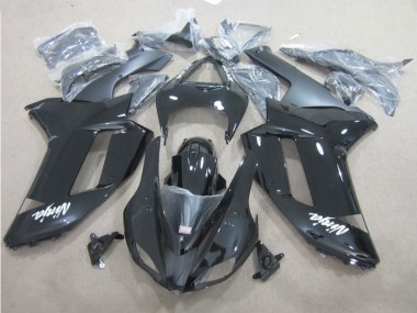 ZX6R 07-08 Motorrad Verkleidungen - Schwarz Weiß