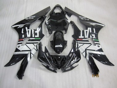 R6 06-07 Motorrad Verkleidungen - Schwarz Weißer Motul Fiat