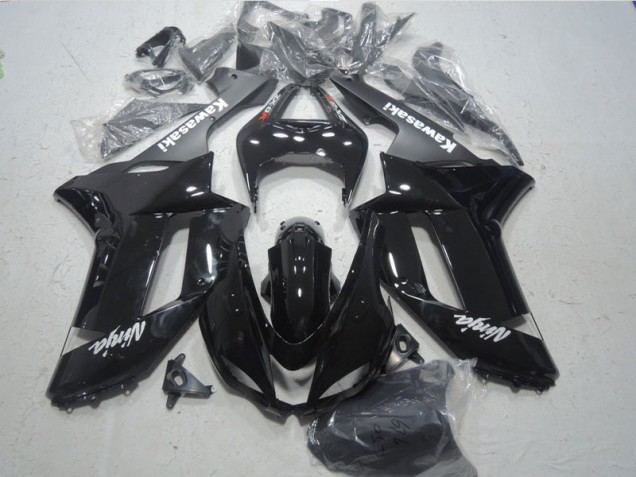 ZX6R 07-08 Motorrad Verkleidungen - Schwarz Weißer Ninja ZX6R 07-08 Motorrad Verkleidungen - Schwarz Weißer Ninja