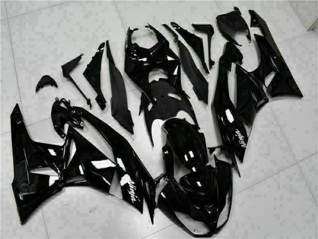 ZX6R 09-12 Motorrad Verkleidungen - Schwarz Weißer Ninja ZX6R 09-12 Motorrad Verkleidungen - Schwarz Weißer Ninja