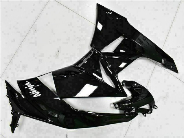 ZX6R 09-12 Motorrad Verkleidungen - Schwarz Weißer Ninja ZX6R 09-12 Motorrad Verkleidungen - Schwarz Weißer Ninja