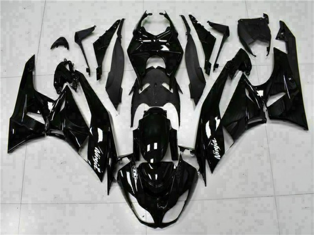 ZX6R 09-12 Motorrad Verkleidungen - Schwarz Weißer Ninja ZX6R 09-12 Motorrad Verkleidungen - Schwarz Weißer Ninja