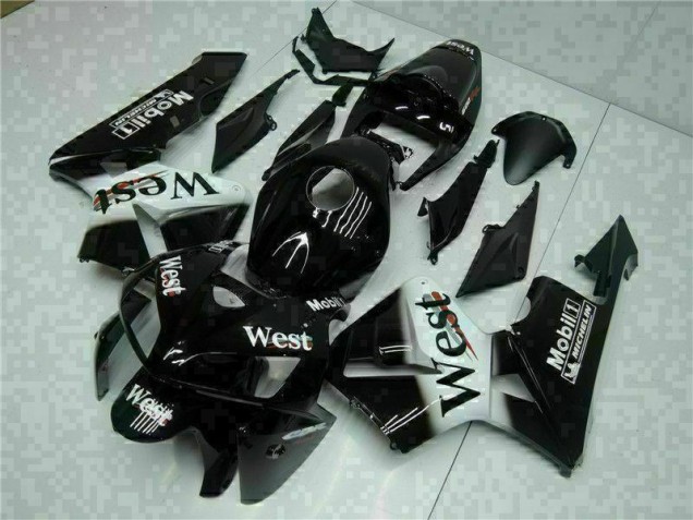 CBR 600 RR 05-06 Motorrad Verkleidungen - Schwarz West CBR 600 RR 05-06 Motorrad Verkleidungen - Schwarz West