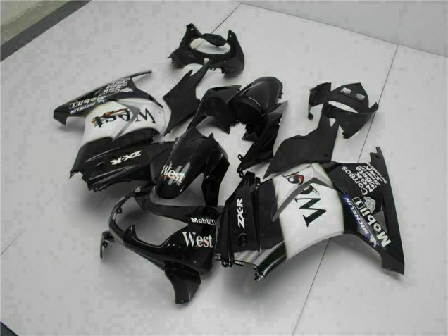 EX250 08-12 Motorrad Verkleidungen - Schwarz West EX250 08-12 Motorrad Verkleidungen - Schwarz West