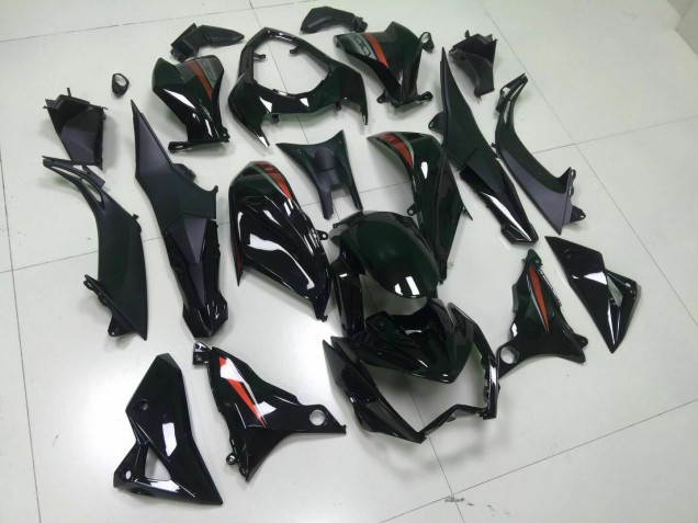 Z800 13-16 Motorrad Verkleidungen - Schwarz Z800 13-16 Motorrad Verkleidungen - Schwarz