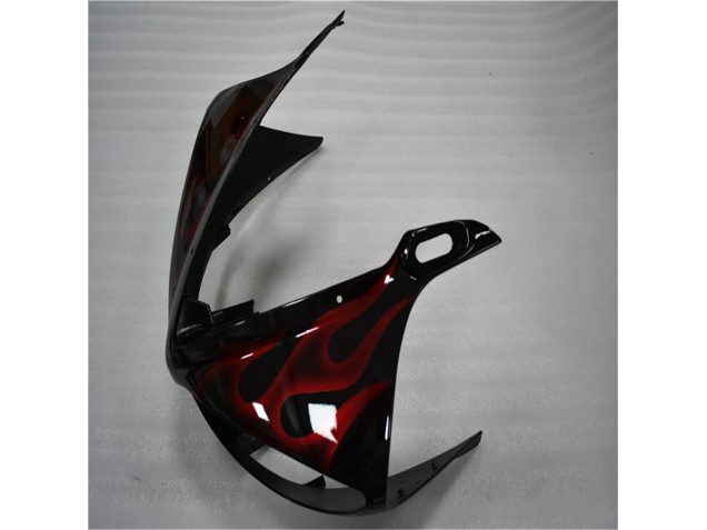 R6 03-05 Motorrad Verkleidungen - Schwarz rote Flamme R6 03-05 Motorrad Verkleidungen - Schwarz rote Flamme