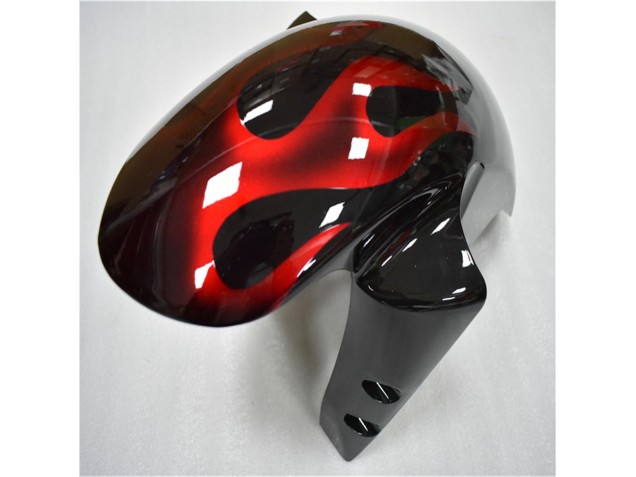 R6 03-05 Motorrad Verkleidungen - Schwarz rote Flamme R6 03-05 Motorrad Verkleidungen - Schwarz rote Flamme