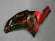 ZX6R 07-08 Motorrad Verkleidungen - Schwarz rote Flamme ZX6R 07-08 Motorrad Verkleidungen - Schwarz rote Flamme