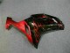 ZX6R 07-08 Motorrad Verkleidungen - Schwarz rote Flamme ZX6R 07-08 Motorrad Verkleidungen - Schwarz rote Flamme