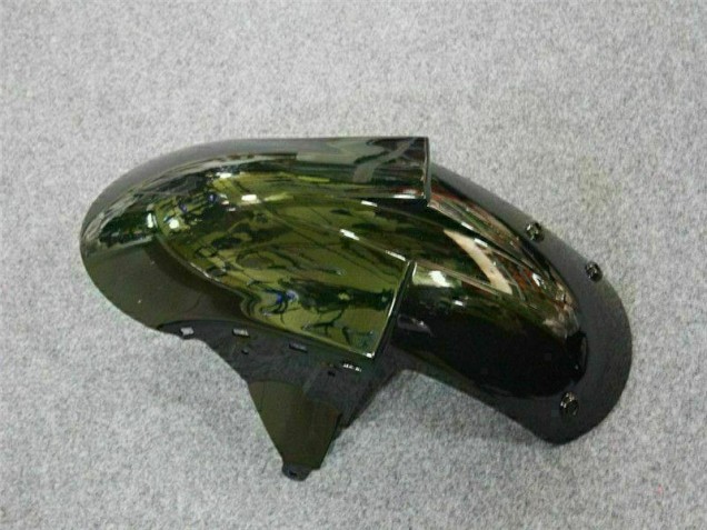 ZX6R 07-08 Motorrad Verkleidungen - Schwarz rote Flamme ZX6R 07-08 Motorrad Verkleidungen - Schwarz rote Flamme
