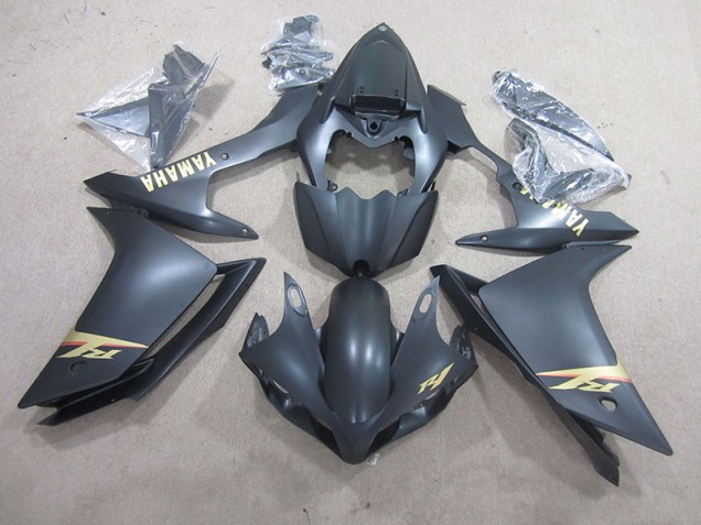 R1 07-08 Motorrad Verkleidung - Schwarz und Gold Aufkleber R1 07-08 Motorrad Verkleidung - Schwarz und Gold Aufkleber