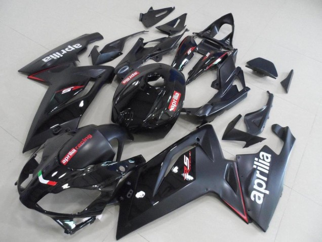 RS 125 06-11 Motorrad Verkleidungen - Schwarz und Matt Schwarz RS 125 06-11 Motorrad Verkleidungen - Schwarz und Matt Schwarz