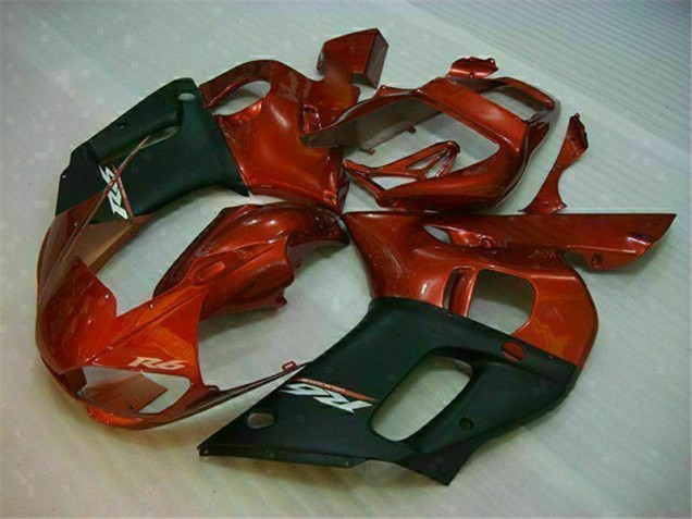 R6 98-02 Motorrad Verkleidungen - Schwarzbraun R6 98-02 Motorrad Verkleidungen - Schwarzbraun