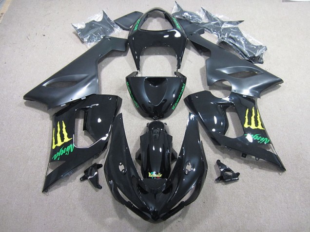 ZX6R 05-06 Motorrad Verkleidungen - Schwarzer Grün Ninja ZX6R 05-06 Motorrad Verkleidungen - Schwarzer Grün Ninja
