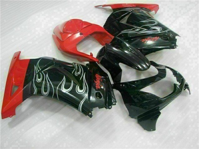EX250 08-12 Motorrad Verkleidungen - Schwarzer Roter Ninja EX250 08-12 Motorrad Verkleidungen - Schwarzer Roter Ninja