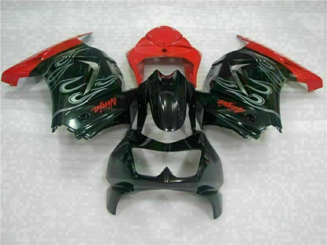 EX250 08-12 Motorrad Verkleidungen - Schwarzer Roter Ninja EX250 08-12 Motorrad Verkleidungen - Schwarzer Roter Ninja