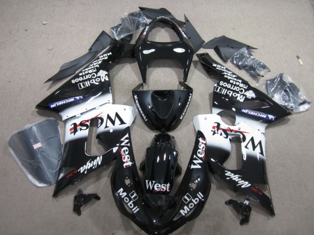 ZX6R 05-06 Motorrad Verkleidungen - Schwarzer West Mobil Ninja 636 ZX6R 05-06 Motorrad Verkleidungen - Schwarzer West Mobil Ninja 636