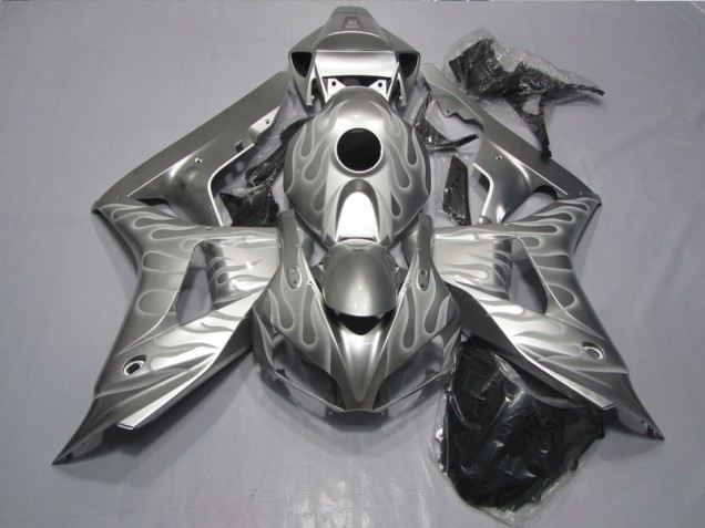 CBR 1000 RR 06-07 Motorrad Verkleidungen - Silber Flamme CBR 1000 RR 06-07 Motorrad Verkleidungen - Silber Flamme