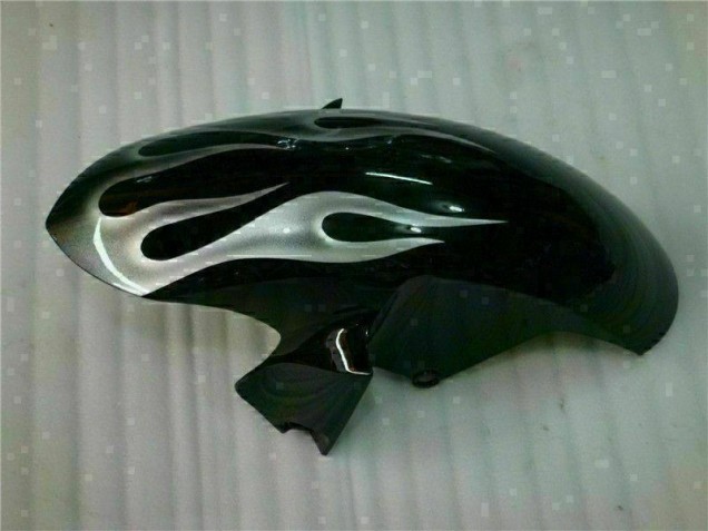 R6 06-07 Motorrad Verkleidungen - Silber Flamme Schwarz R6 06-07 Motorrad Verkleidungen - Silber Flamme Schwarz