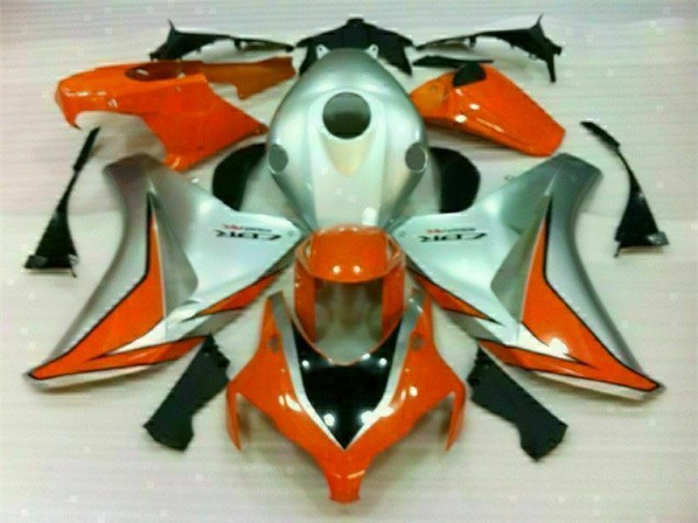 CBR 1000 RR 08-11 Motorrad Verkleidungen - Silber Orange CBR 1000 RR 08-11 Motorrad Verkleidungen - Silber Orange