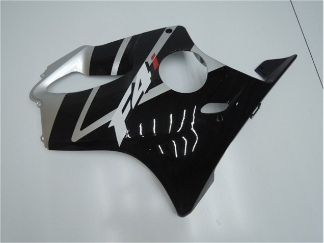 CBR 600 F4i 01-03 Motorrad Verkleidungen - Silber Schwarz CBR 600 F4i 01-03 Motorrad Verkleidungen - Silber Schwarz
