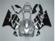 CBR 600 F4i 01-03 Motorrad Verkleidungen - Silber Schwarz CBR 600 F4i 01-03 Motorrad Verkleidungen - Silber Schwarz