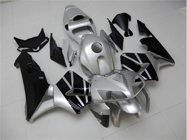 CBR 600 RR 05-06 Motorrad Verkleidungen - Silber Schwarz CBR 600 RR 05-06 Motorrad Verkleidungen - Silber Schwarz