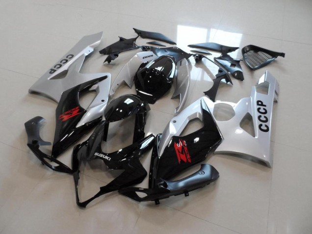 GSXR 1000 K5 05-06 Motorrad Verkleidungen - Silber Schwarz GSXR 1000 K5 05-06 Motorrad Verkleidungen - Silber Schwarz