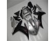 R1 02-03 Motorrad Verkleidung - Silber Schwarz R1 02-03 Motorrad Verkleidung - Silber Schwarz