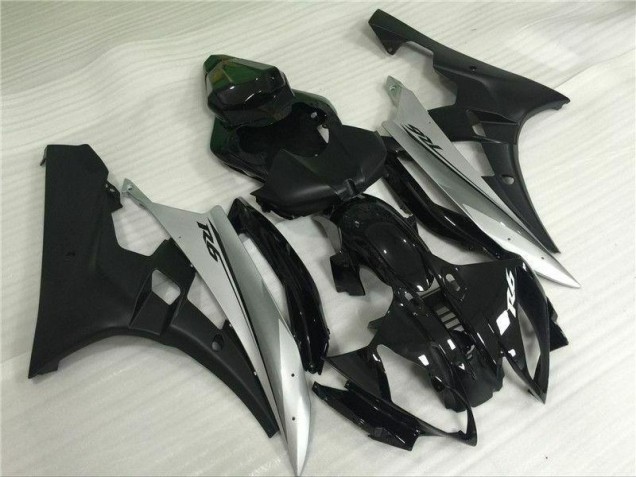 R6 06-07 Motorrad Verkleidungen & Plastik - Silber Schwarz R6 06-07 Motorrad Verkleidungen & Plastik - Silber Schwarz