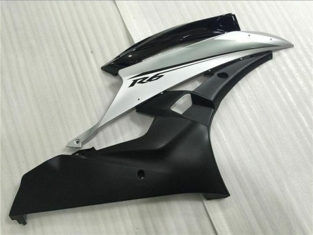 R6 06-07 Motorrad Verkleidungen & Plastik - Silber Schwarz R6 06-07 Motorrad Verkleidungen & Plastik - Silber Schwarz