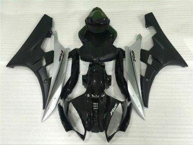 R6 06-07 Motorrad Verkleidungen & Plastik - Silber Schwarz