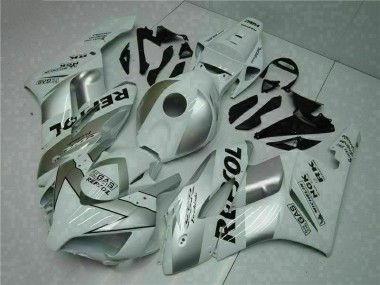 CBR 1000 RR 04-05 Motorrad Verkleidung - Silber Weiß Repsol