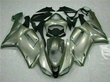 ZX6R 07-08 Motorrad Verkleidungen - Silber