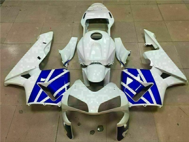 CBR 600 RR 03-04 Motorrad Verkleidung - Weiß Blau CBR 600 RR 03-04 Motorrad Verkleidung - Weiß Blau