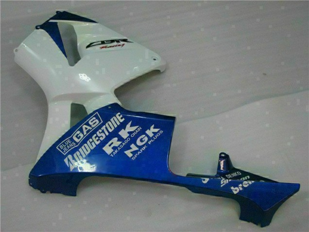 CBR 600 RR 05-06 Motorrad Verkleidung - Weiß Blau CBR 600 RR 05-06 Motorrad Verkleidung - Weiß Blau