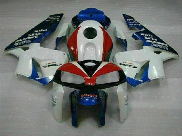 CBR 600 RR 05-06 Motorrad Verkleidung - Weiß Blau CBR 600 RR 05-06 Motorrad Verkleidung - Weiß Blau