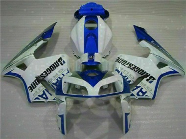 CBR 600 RR 05-06 Motorrad Vollverkleidung - Weiß Blau