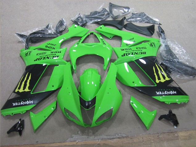 ZX6R 07-08 Motorrad Verkleidungen - Weiß Blau Ninja ZX6R 07-08 Motorrad Verkleidungen - Weiß Blau Ninja