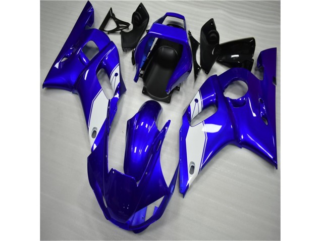 R6 98-02 Motorrad Verkleidungen - Weiß Blau R6 98-02 Motorrad Verkleidungen - Weiß Blau