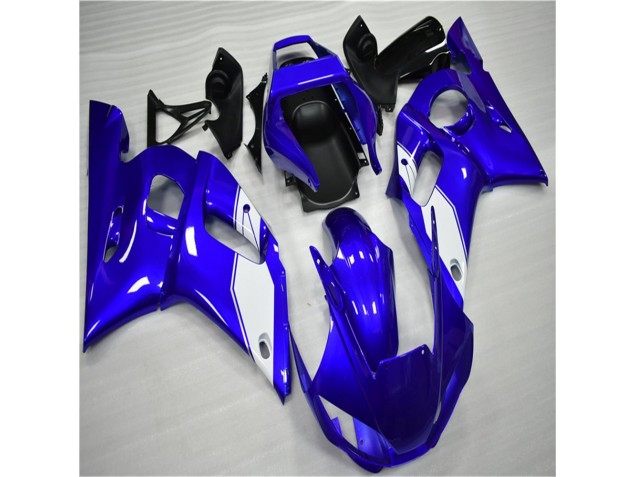 R6 98-02 Motorrad Verkleidungen - Weiß Blau R6 98-02 Motorrad Verkleidungen - Weiß Blau