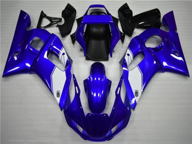 R6 98-02 Motorrad Verkleidungen - Weiß Blau R6 98-02 Motorrad Verkleidungen - Weiß Blau