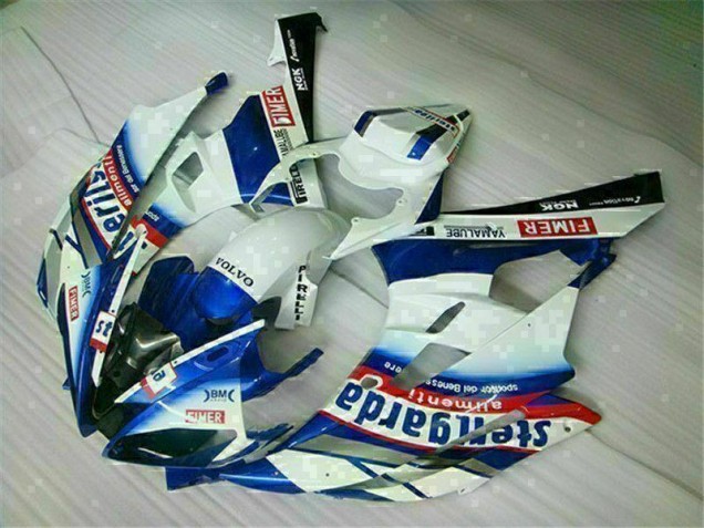 R6 06-07 Motorrad Verkleidungen - Weiß Blau R6 06-07 Motorrad Verkleidungen - Weiß Blau