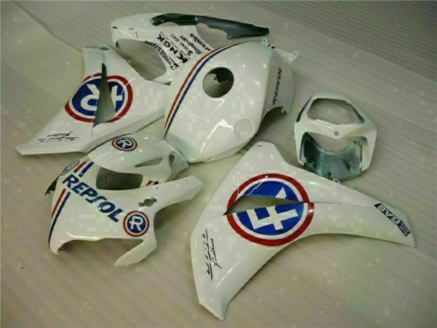 CBR 1000 RR 08-11 Motorrad Verkleidung - Weiß Blau Repsol