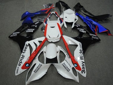 S1000RR 09-14 Motorrad Verkleidungen - Weiß Blau Rot