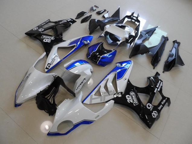 S1000RR 09-14 Motorrad Verkleidung - Weiß Blau S1000RR 09-14 Motorrad Verkleidung - Weiß Blau
