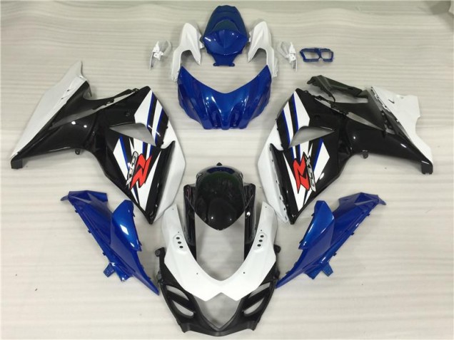 GSXR 1000 K9 09-16 Motorrad Verkleidung - Weiß Blau Schwarz GSXR 1000 K9 09-16 Motorrad Verkleidung - Weiß Blau Schwarz
