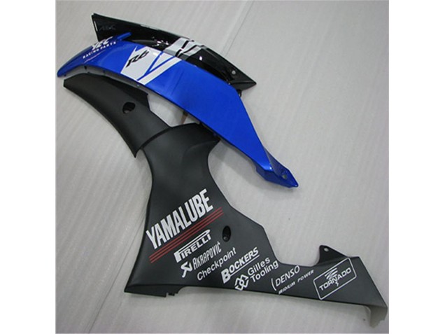 R6 08-16 Motorrad Verkleidungen - Weiß Blau Schwarz R6 08-16 Motorrad Verkleidungen - Weiß Blau Schwarz