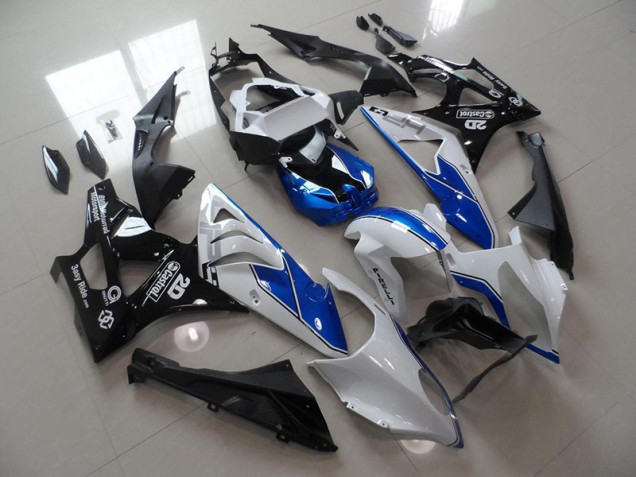 S1000RR 09-14 Motorrad Verkleidungen - Weiß Blau Schwarz S1000RR 09-14 Motorrad Verkleidungen - Weiß Blau Schwarz